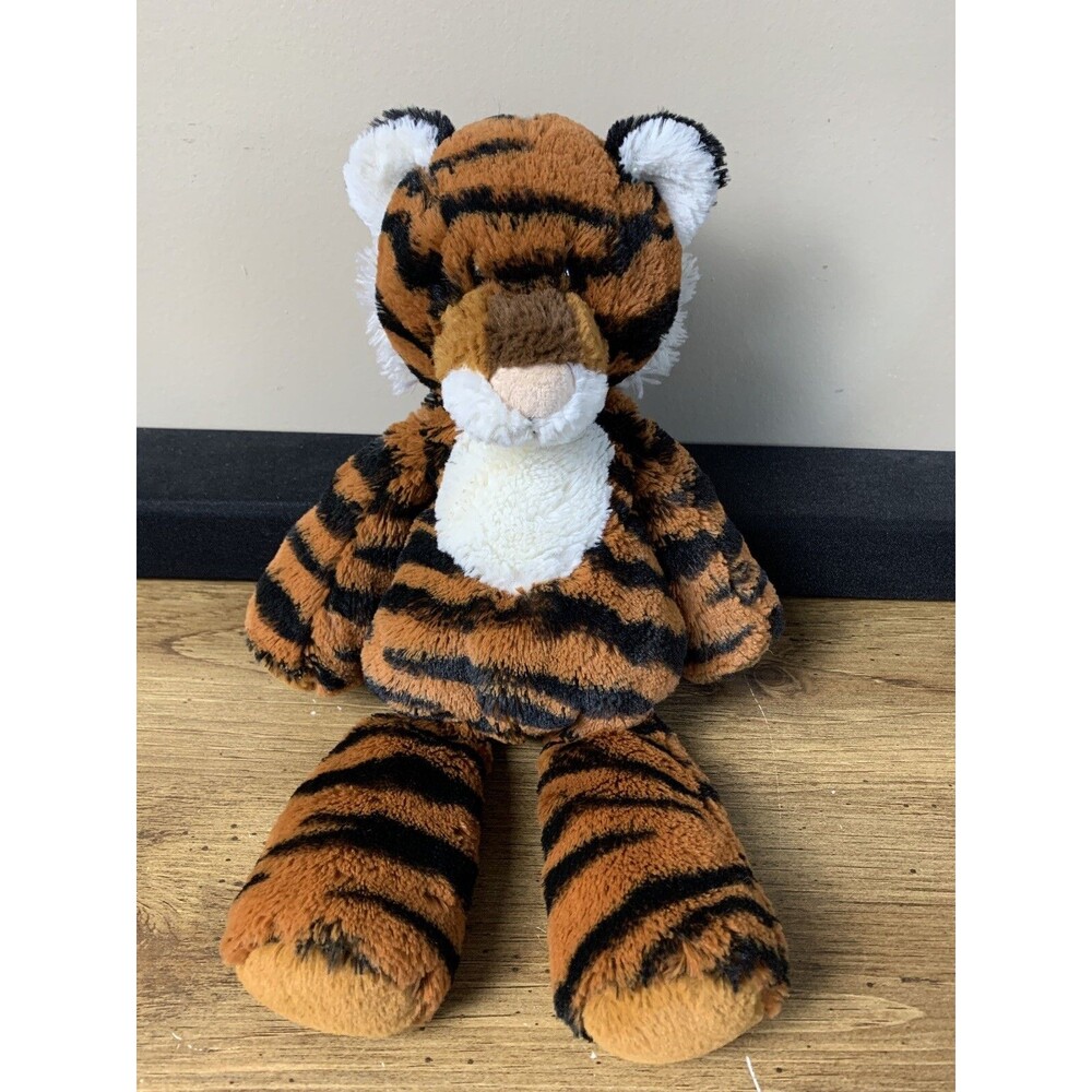 Mary Meyer Marshmallow Tiger Plush Stuffed Animal Soft Orange Black
